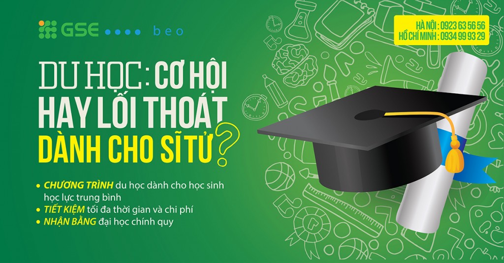 DU HỌC: CƠ HỘI HAY LỐI THOÁT CHO SĨ TỬ TRƯỢT ĐẠI HỌC?