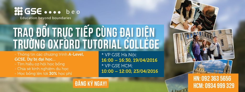 Phỏng vấn du học trực tiếp với trường Oxford Tutorial College (Anh Quốc)