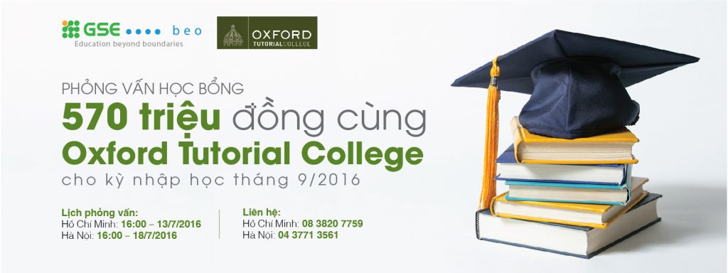 Phỏng vấn học bổng 570 triệu đồng cùng Oxford Tutorial College