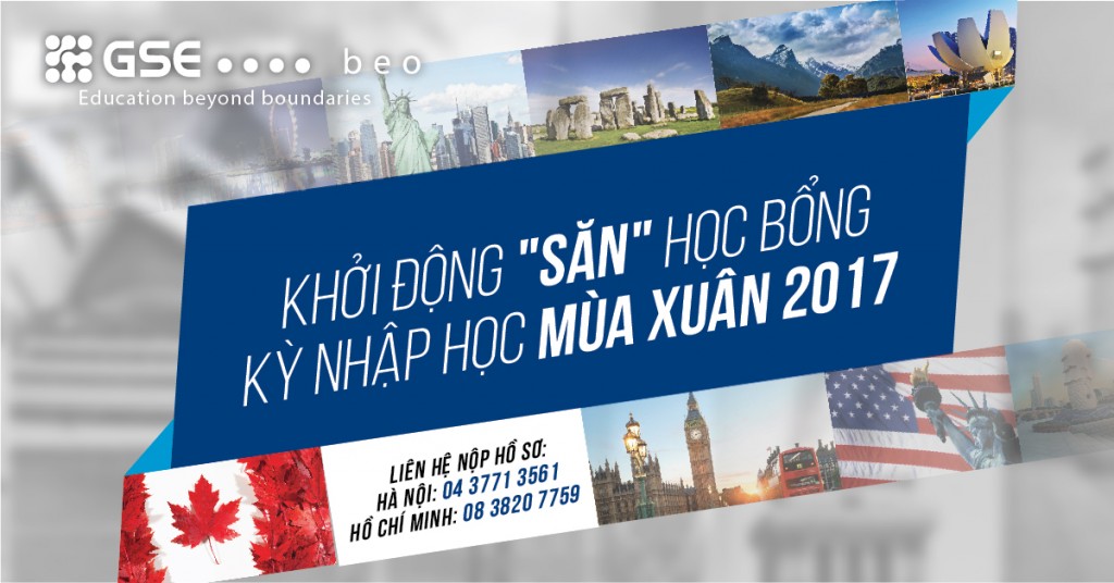 BẠN ĐÃ SẴN SÀNG CHO MÙA TUYỂN SINH KỲ NHẬP HỌC MÙA XUÂN 2017?