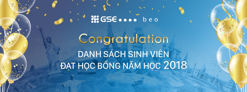 Danh sách sinh viên đạt học bổng năm 2018