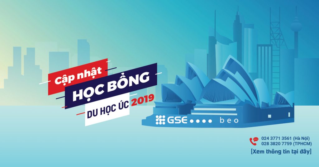 Cập nhật danh sách Học bổng du học Úc mới nhất cho kỳ Tháng 7/2019