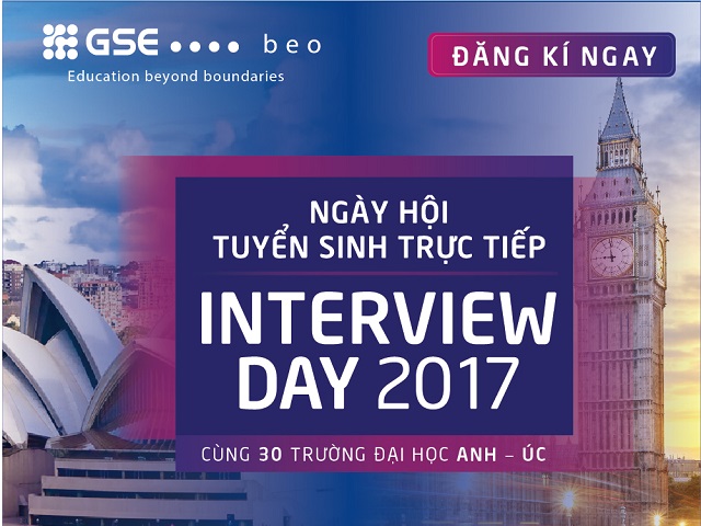 Ngày hội tuyển sinh trực tiếp INTERVIEW DAT 2017