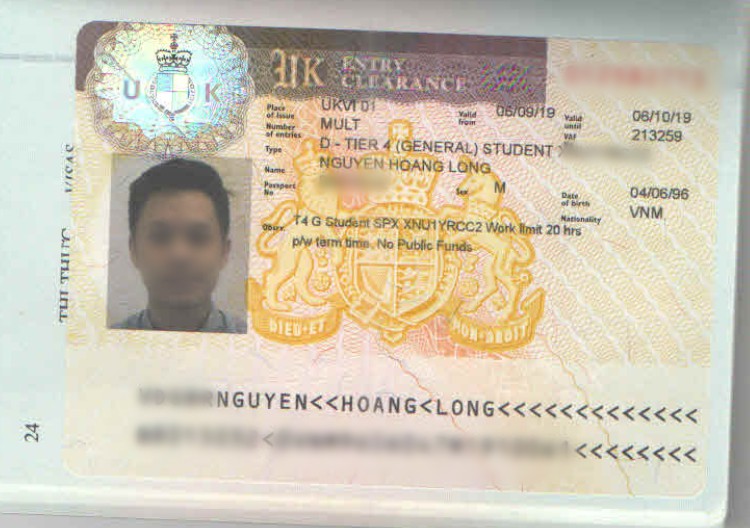 nguyen hoang long uk - Nguyễn Hoàng Long - Visa du học Anh