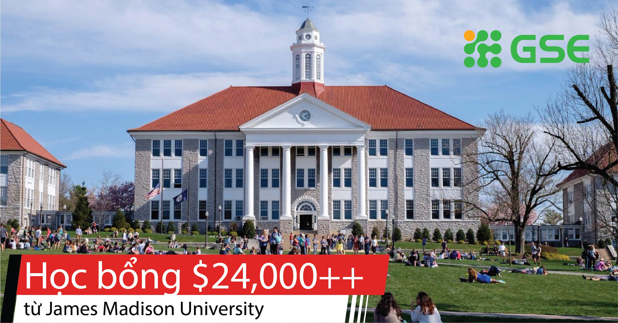 hoc bong my james madison 05 - Học bổng lên đến 24,000 USD từ James Madison University - Mỹ