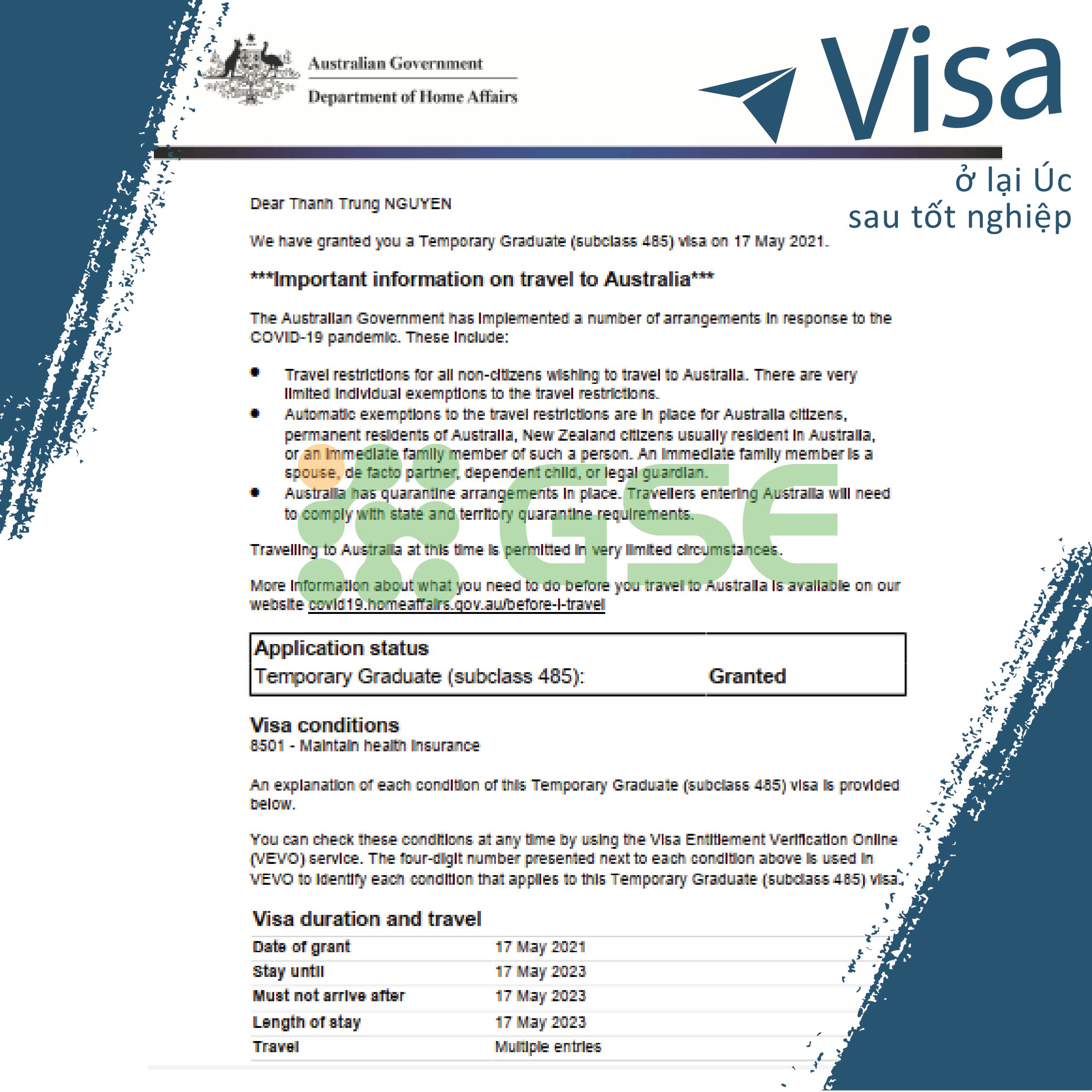 visa o lai uc sau tot nghiep 01 - Visa ở lại Úc sau tốt nghiệp - Thành Trung