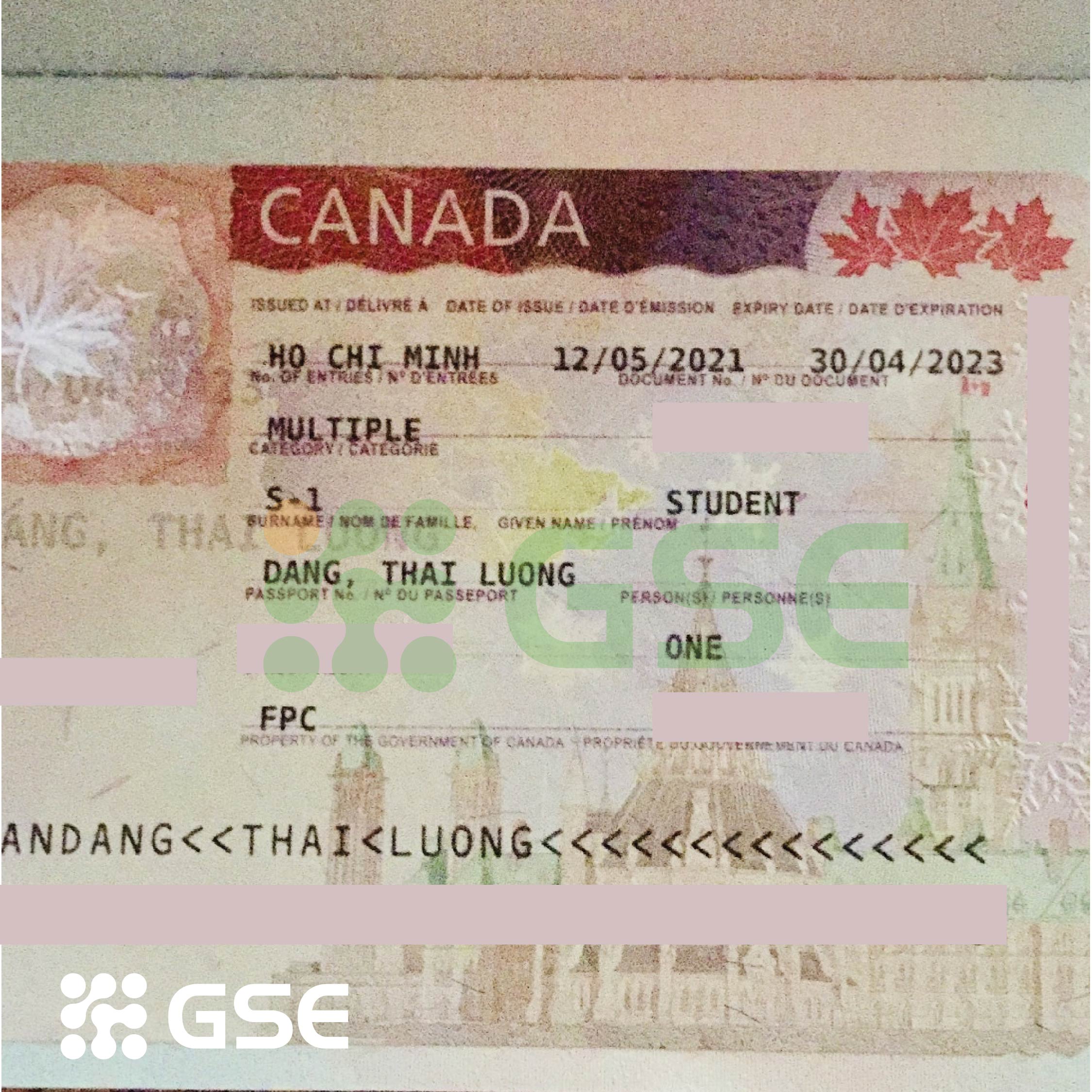 visa canada dang thai luong 01 - Visa du học Canada - Thái Lương