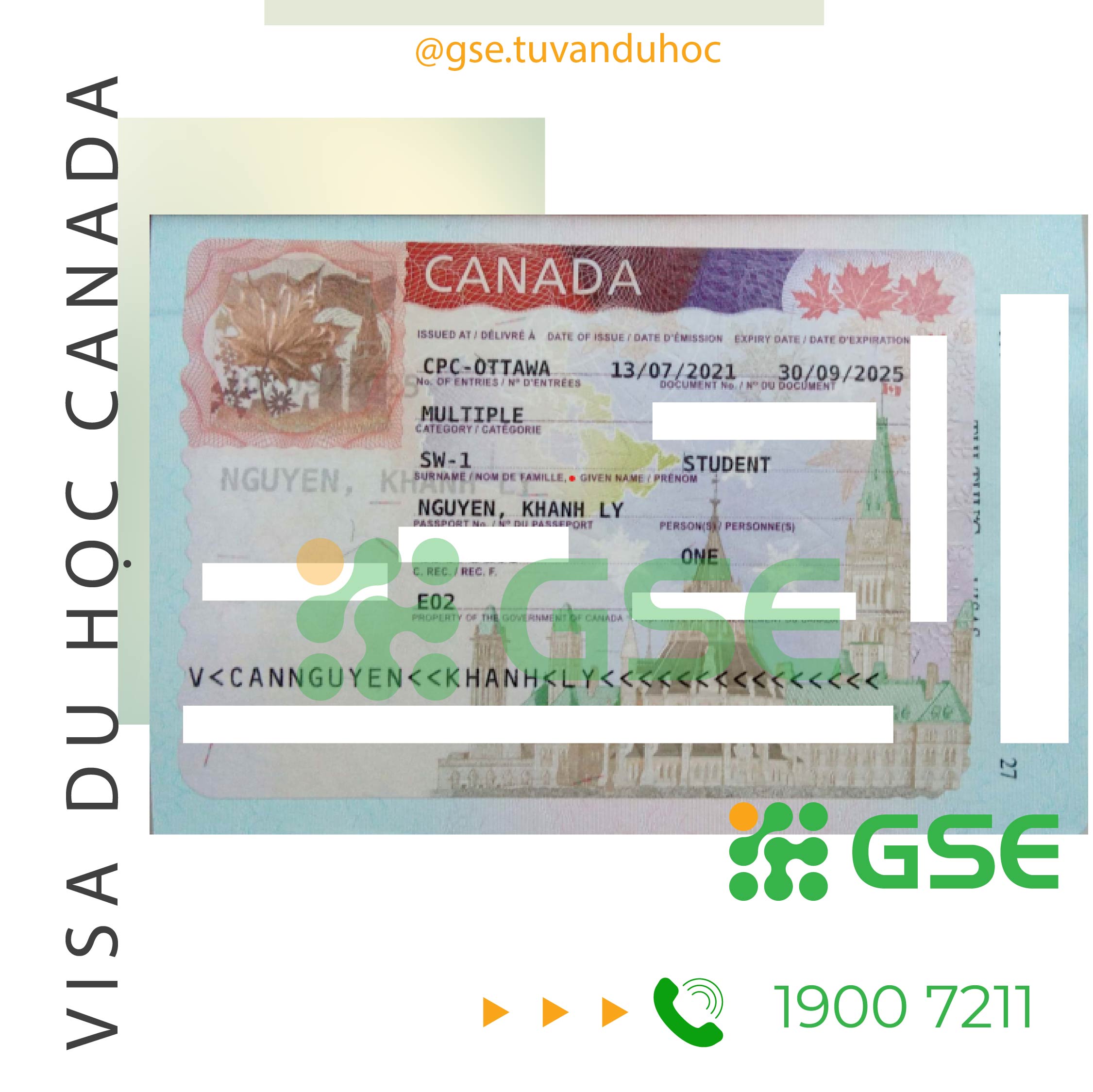 Visa canada khanh ly - Visa du học Canada - Khánh Ly