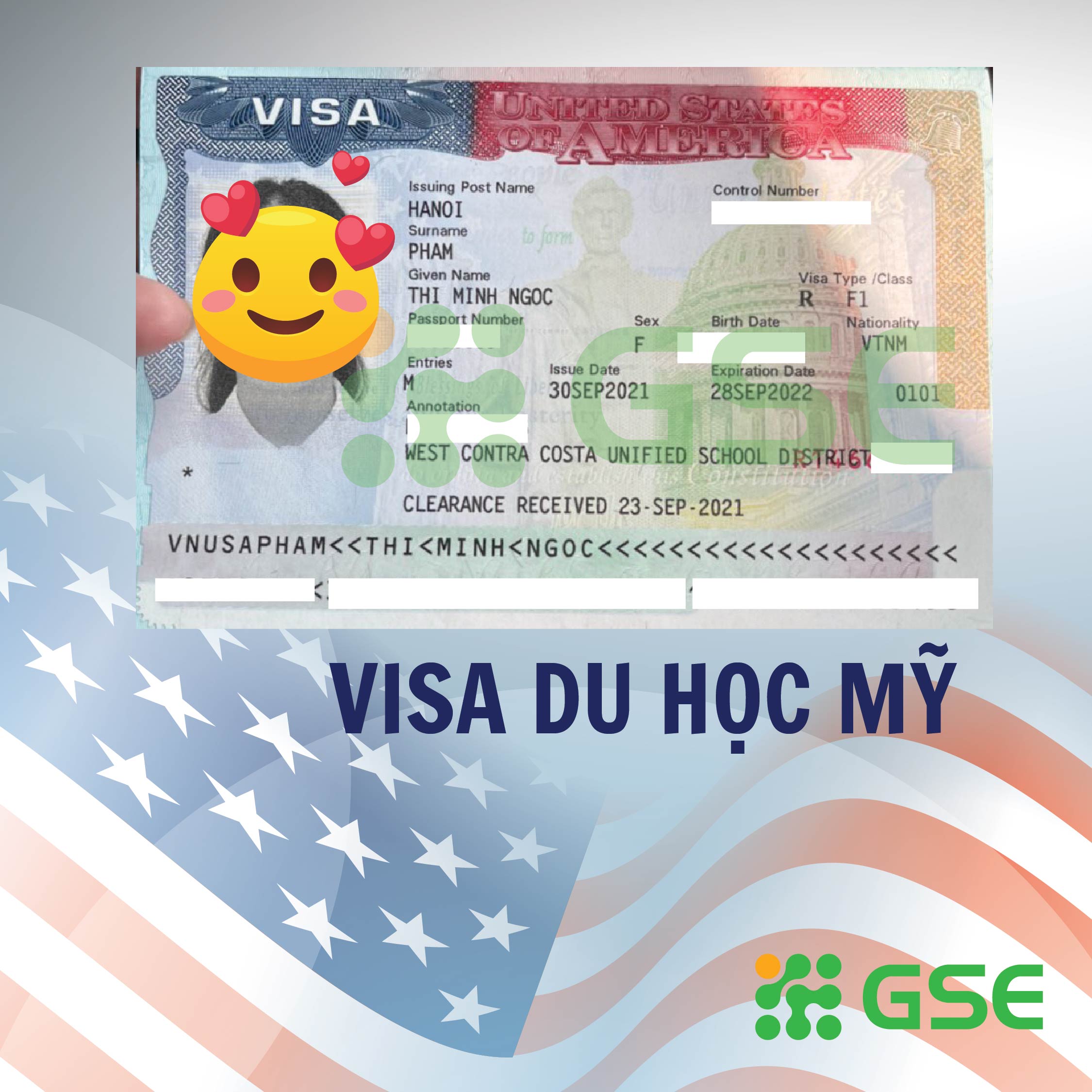 visa du hoc my minh ngoc pham 01 - Visa du học Mỹ - Minh Ngọc
